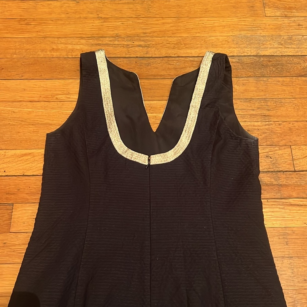 Lilly Pulitzer Plus Size Janice Shift Dress Black gold size 14 - Picture 12 of 15